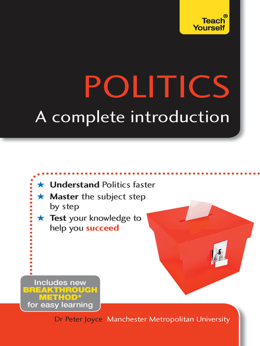 Title details for Politics by Peter Joyce - Available